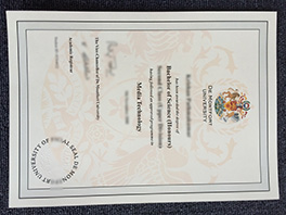 De Montfort University diploma sample