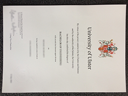 fake University of Ulster diploma sample