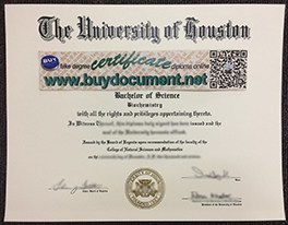 buy University of Houston fake diploma online