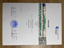 Buy a fake University of Trier diploma