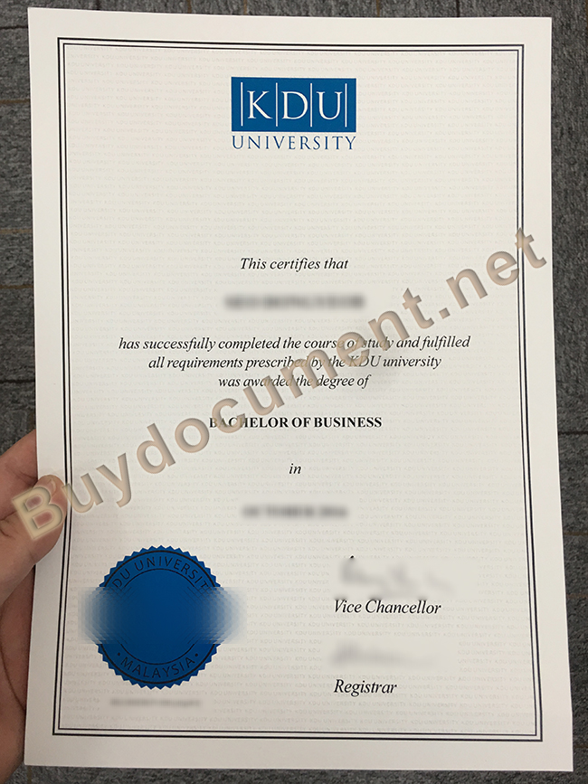 fake KDU degree, fake KDU diploma, fake KDU certificate