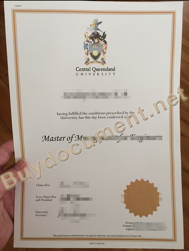 fake CQUniversity diploma, buy fake CQUniversity degree