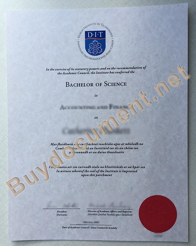 Dublin Institute of Technology degree, Dublin Institute of Technology diploma