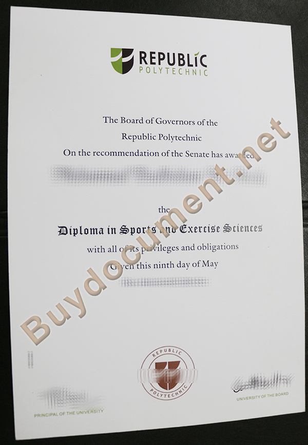 fake Republic Polytechnic diploma, buy Singapore fake degree