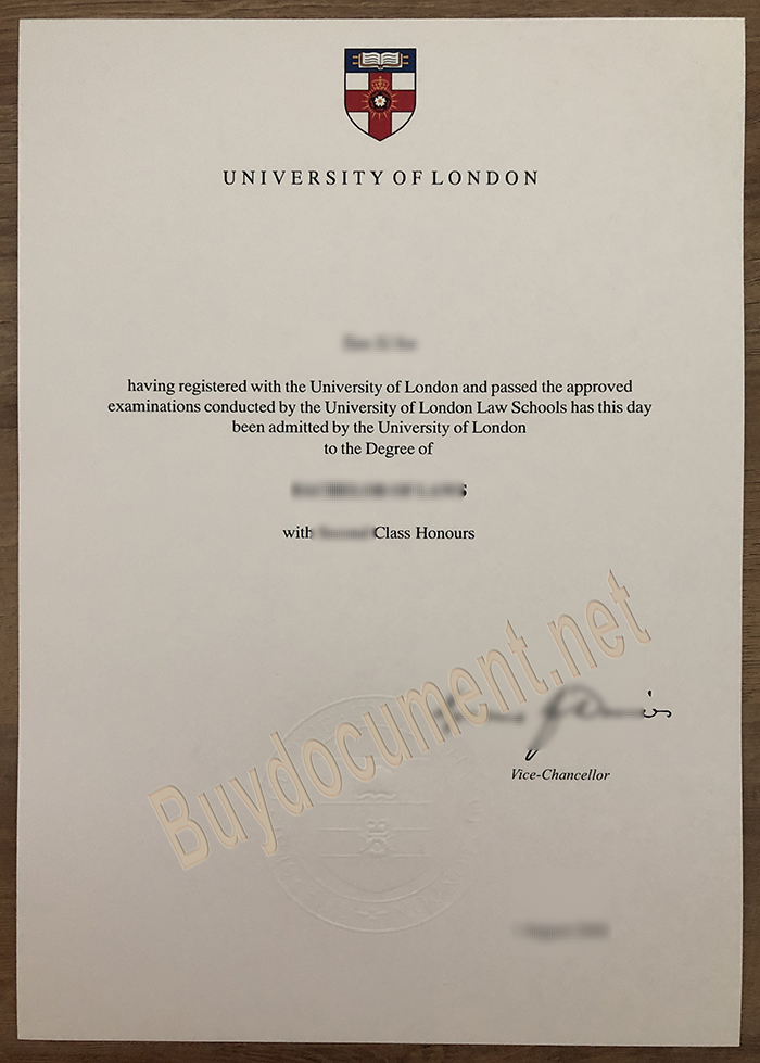 University of London degree