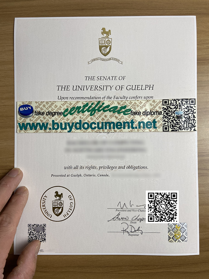 University of Guelph diploma