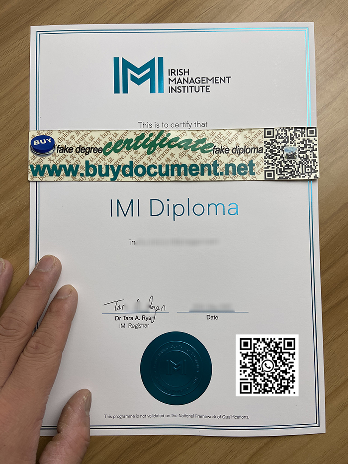 Fake Irish Management Institute diploma