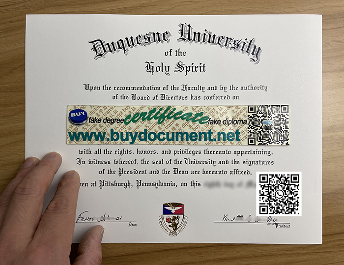 Duquesne University degree