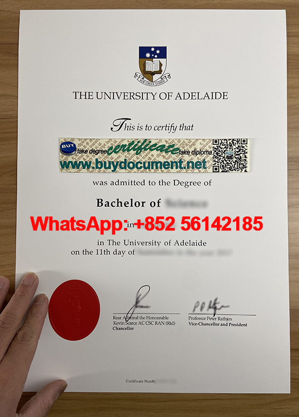 Buy University of Adelaide diploma